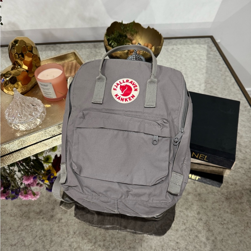 Fjallraven Gray Backpack Durable Scandinavian Design